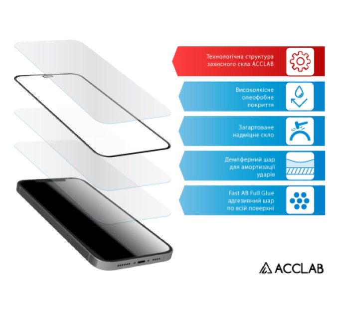 ACCLAB Скло захисне ACCLAB Full Glue Infinix Note 40 4G Black (1283126594885)