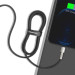Baseus Дата кабель USB 2.0 AM to Lightning 1.0m Cafule Metal 2.4A black Baseus (CALJK-A01)