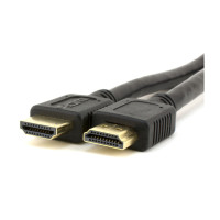 Кабель мультимедійний HDMI M to HDMI M 0.3m V1.4 black Merlion (YT-HDMI(M)/(M)HS-0.3m)