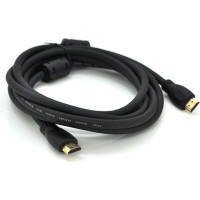 Кабель мультимедійний HDMI M to HDMI M 2.0m V2.0 4K black Ritar (HDMI(M)/(M)V2.0-2m-347B)