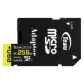 Team Карта пам'яті Team 256GB microSDXC class 10 UHS-I U3 V30 A1 Pro+ (TPPMSDX256GIA2V3003)