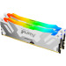 Kingston Fury (ex.HyperX) Модуль пам'яті для комп'ютера DDR5 32GB (2x16GB) 8000 MHz Renegade RGB White XMP Kingston Fury (ex.HyperX) (KF580C38RWAK2-32)
