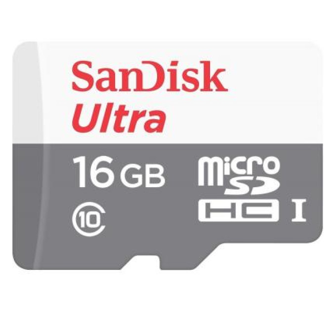 SanDisk Карта пам'яті SanDisk 16GB Miсro-SDHC Class 10 UHS-I Ultra (SDSQUNS-016G-GN3MN)