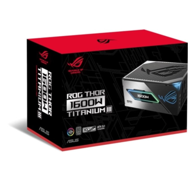ASUS Блок живлення ASUS 1600W ROG THOR 80+ Titanium (90YE00V1-B0NA00)