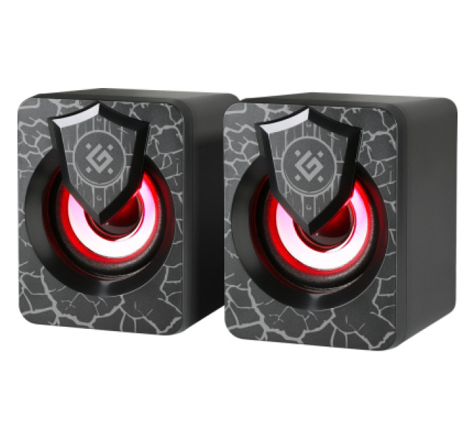 Defender Акустична система Defender Onyx Led USB Black (65038)