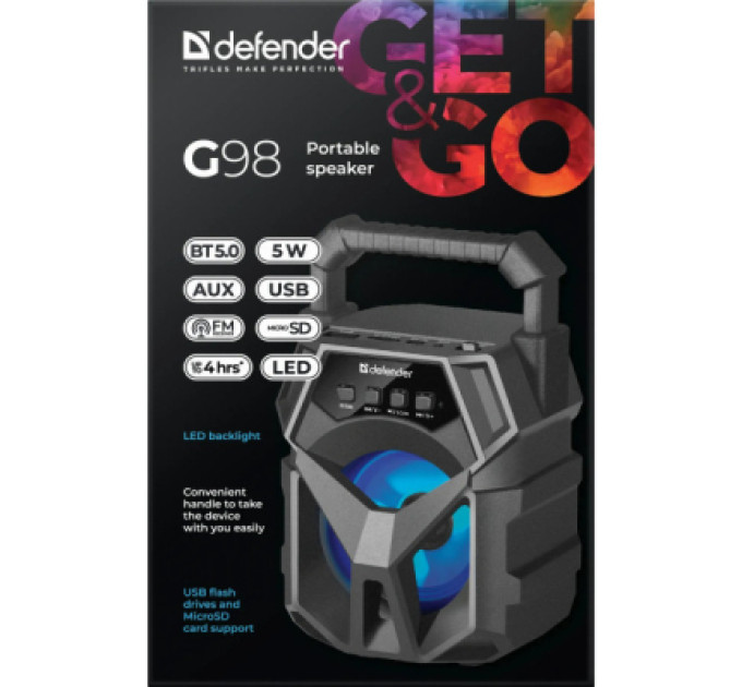 Defender Акустична система Defender G98 Black (65098)