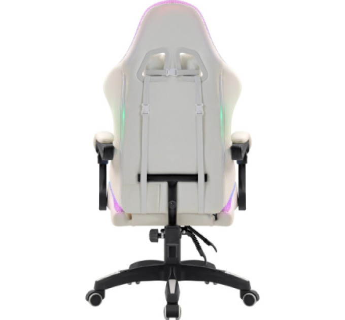 Defender Крісло ігрове Defender Energy RGB White (64557)