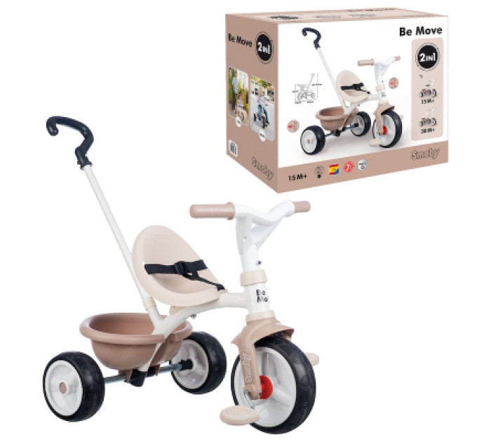 Smoby Дитячий велосипед Smoby Бі Муві. 2 в 1 Айворі (7600740338)