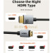 Cabletime Кабель мультимедійний HDMI micro M to HDMI M 0.5m 8K60Hz Cabletime (CA915873)