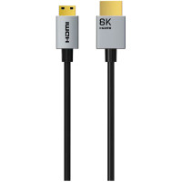 Кабель мультимедійний HDMI micro M to HDMI M 0.5m 8K60Hz Cabletime (CA915873)
