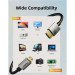 Cabletime Кабель мультимедійний HDMI micro M to HDMI M 0.5m 8K60Hz Cabletime (CA915873)