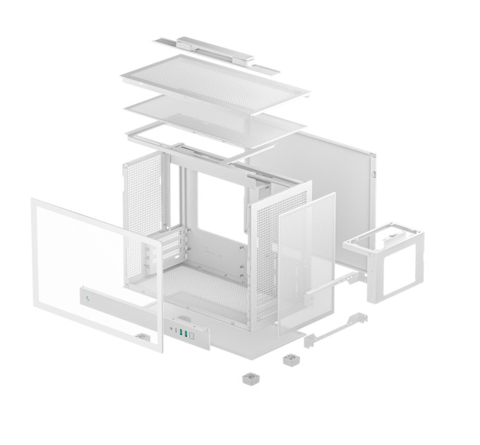 Deepcool Корпус DeepCool CH160 Plus White (R-CH160-WHNGM0-G) без БЖ