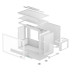 Deepcool Корпус DeepCool CH160 Plus White (R-CH160-WHNGM0-G) без БЖ