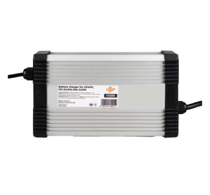 LogicPower Мережевий зарядний пристрій для АКБ LogicPower LiFePO4 12V (14.6V)-20A-240W (14580)