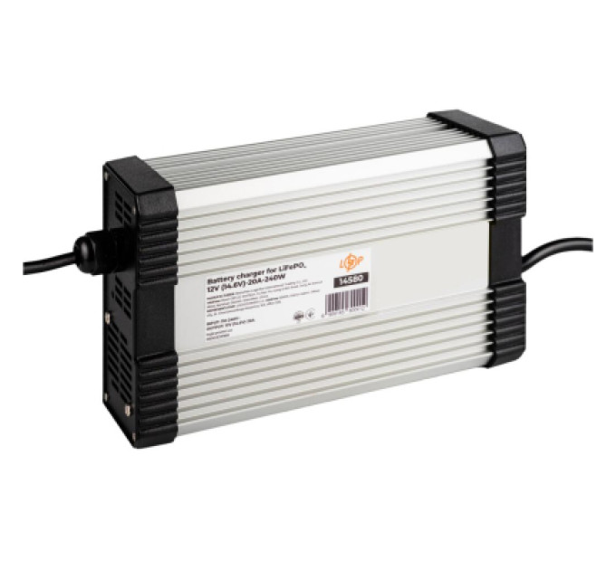LogicPower Мережевий зарядний пристрій для АКБ LogicPower LiFePO4 12V (14.6V)-20A-240W (14580)