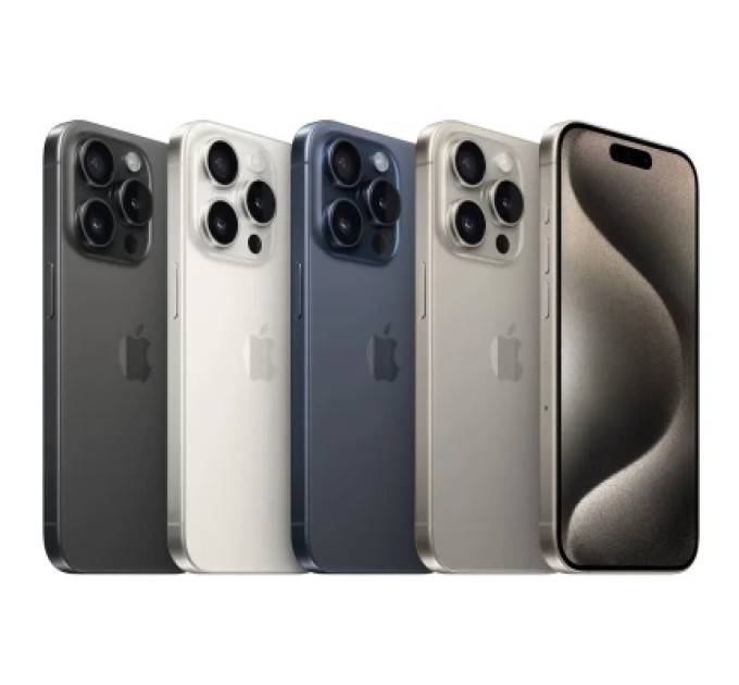 Apple Мобільний телефон Apple iPhone 15 Pro 256Gb Blue Titanium (REF A) BREEZY (2AMTV63)