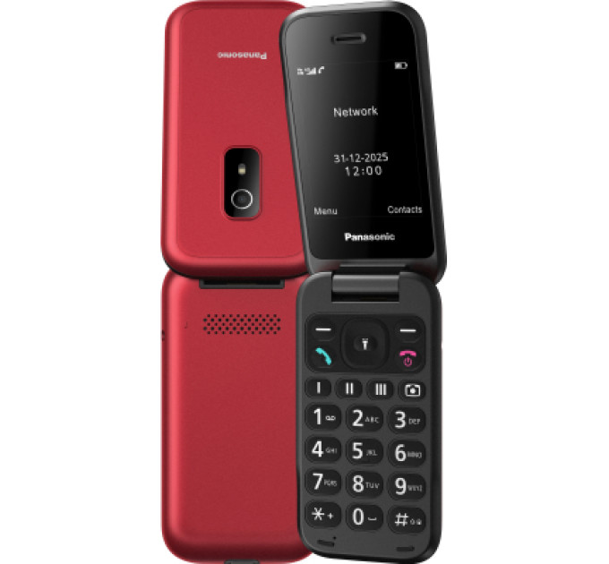 Panasonic Мобільний телефон Panasonic KX-TF600 Red (KX-TF600EXR)