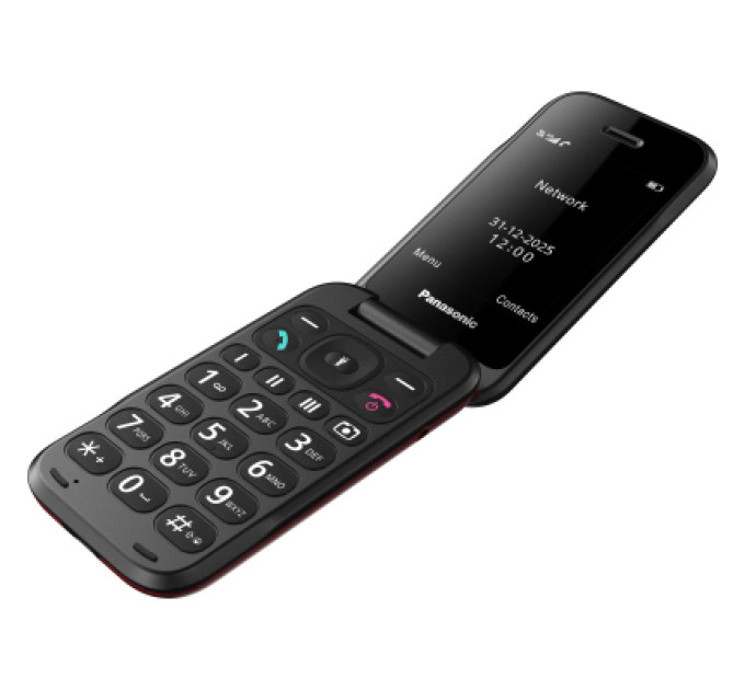 Panasonic Мобільний телефон Panasonic KX-TF600 Red (KX-TF600EXR)