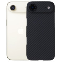 Чохол до мобільного телефона BeCover FIBRA Carbonite MagSafe Apple iPhone 17 Air Black (715407)