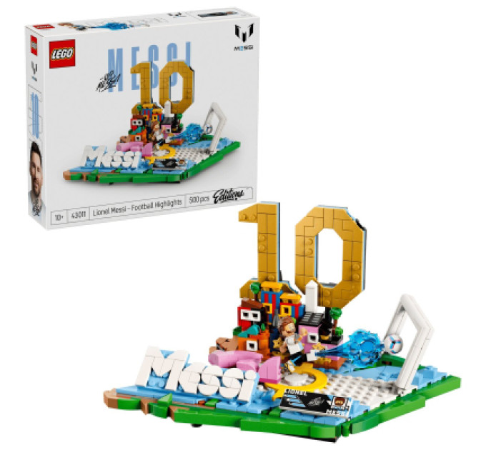 LEGO Конструктор LEGO Editions Football Ліонель Мессі — найкращі моменти футбольних матчів (43011)