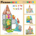 Picasso Настільна гра Picasso магнітний Tiles Dinosaur Set з 8 фігурками динозаврів 38 деталей (817338028848)