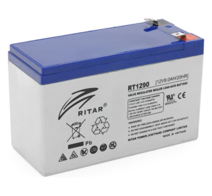 Ritar Батарея до ДБЖ Ritar RT1290, 12V 9.0Ah (RT1290 Q12)