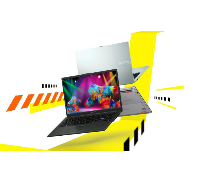ASUS Ноутбук ASUS Vivobook GO 15 E1504FA-BQ5415 15.6" FHD IPS, AMD R3 30, 16GB, F512GB, UMA, NoOS, Чорний
