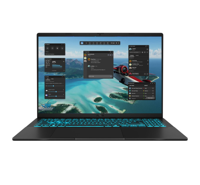 ASUS Ноутбук ASUS Vivobook V16 V3607VJ-TK183 16" WUXGA, Intel 5 210H, 16GB, F512GB, NVD3050-6, NoOS, Чорний