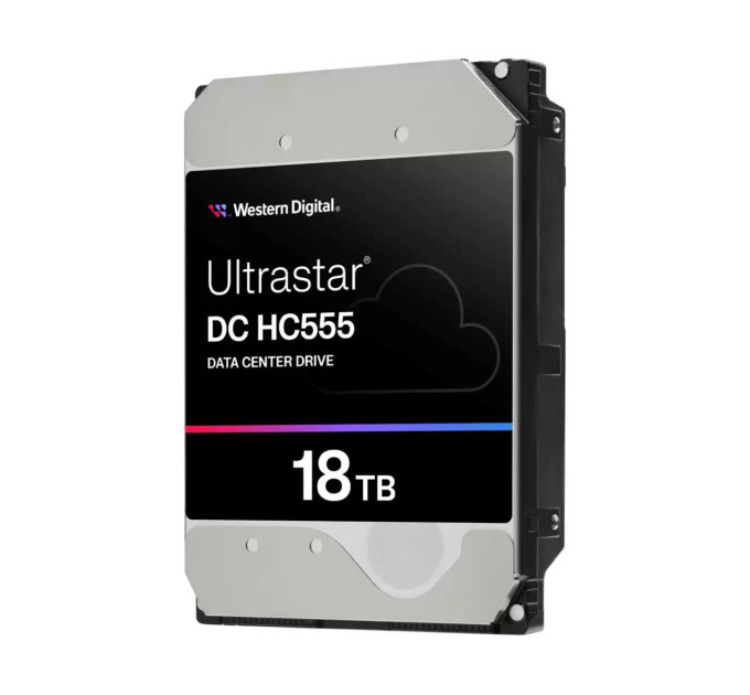 WESTERN DIGITAL Запам’ятовувальний пристрій на жорстких дисках HDD SATA 18TB 7200RPM 512MB DC HC555 0B48723 WD