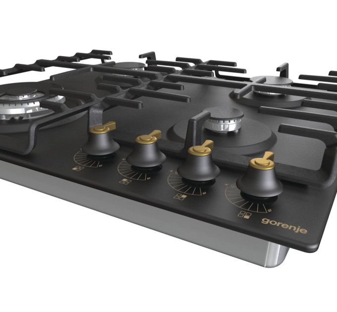 Gorenje Газова варильна поверхня Gorenje GW 642 CLB (BG6AB-G0B)