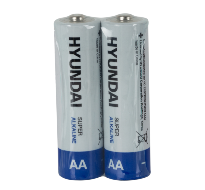 Hyundai Батарейка Hyundai LR6 AA Shrink 2 Alkaline