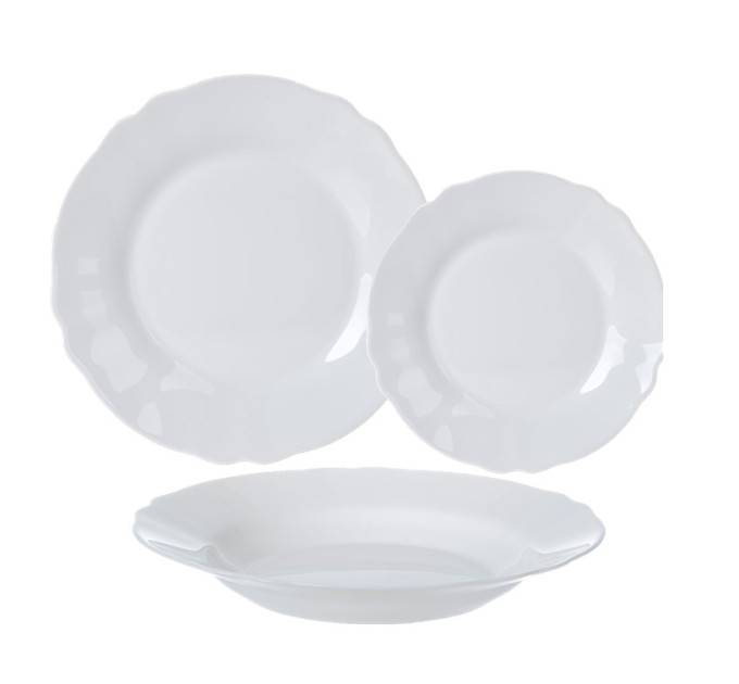 Luminarc Сервіз LUMINARC LOUIS XV WHITE, 18 предметів