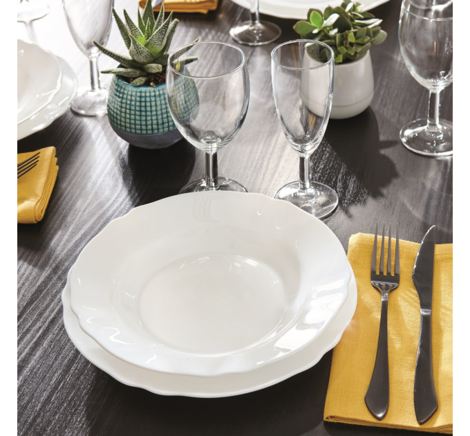 Luminarc Сервіз LUMINARC LOUIS XV WHITE, 18 предметів