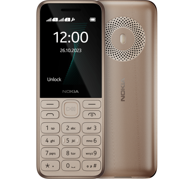 Nokia Мобільний телефон Nokia 130 Dual SIM (TA-1576) Light Gold
