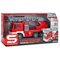 Іграшка CARS S Пожежна машина з розприскувачем води та драбиною 1:16 (CJ-2180230)