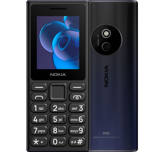 Nokia Мобільний телефон Nokia 110 TA-1694 DS 2024 Black