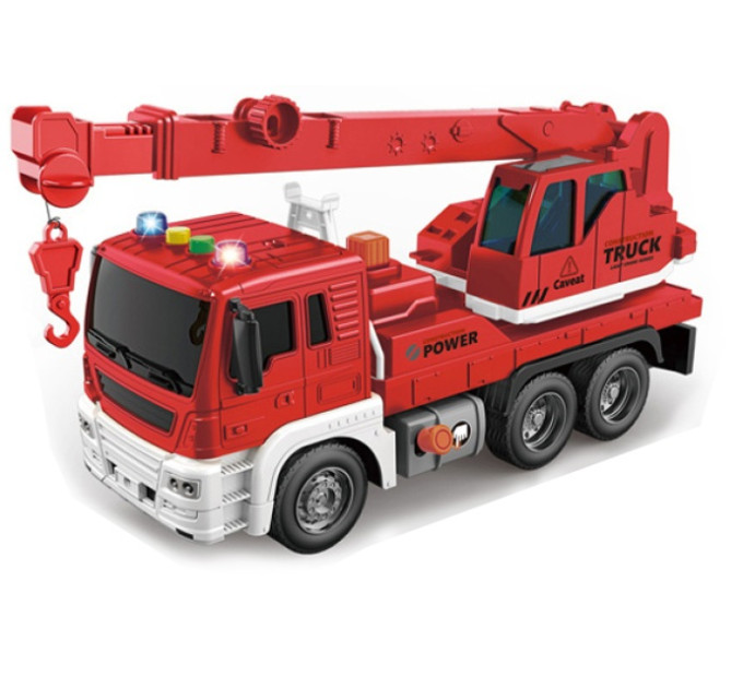 CARS S Іграшка CARS S Кран 1:16 (рухомі частини, інерція, звук, світло, вихлоп)