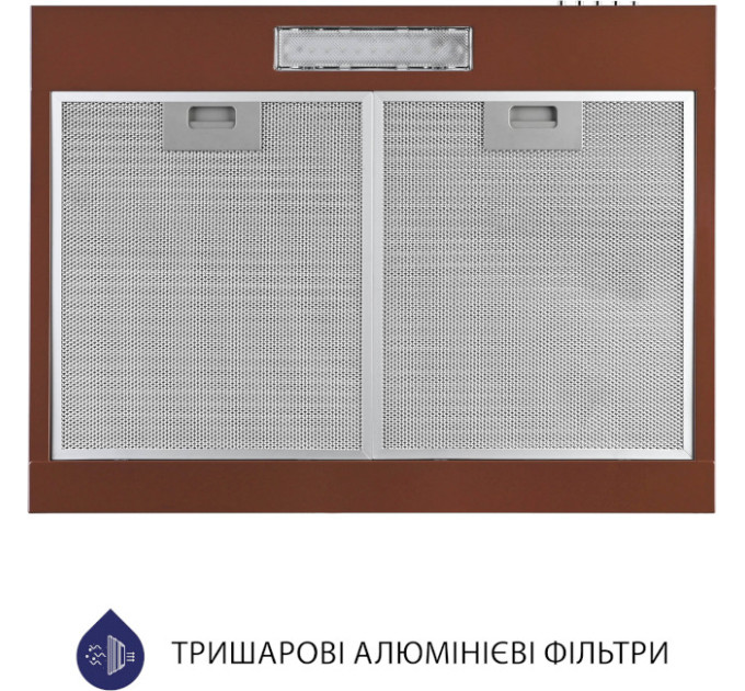 Витяжка  MINOLA HPL 612 BR, Пристінна