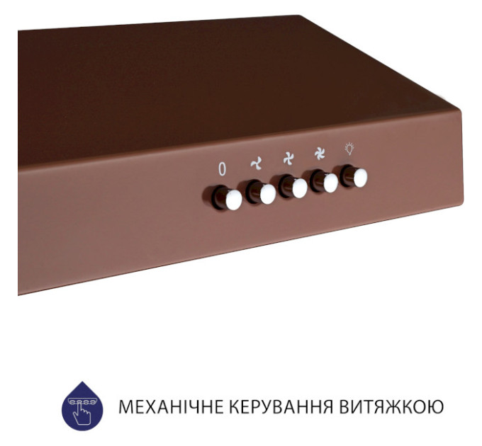 Витяжка  MINOLA HPL 612 BR, Пристінна