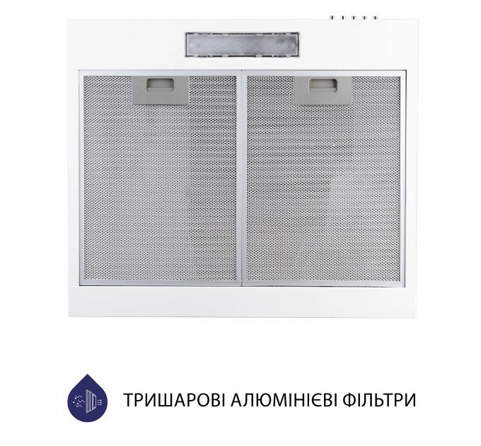 Витяжка  MINOLA HPL 512 WH, Пристінна