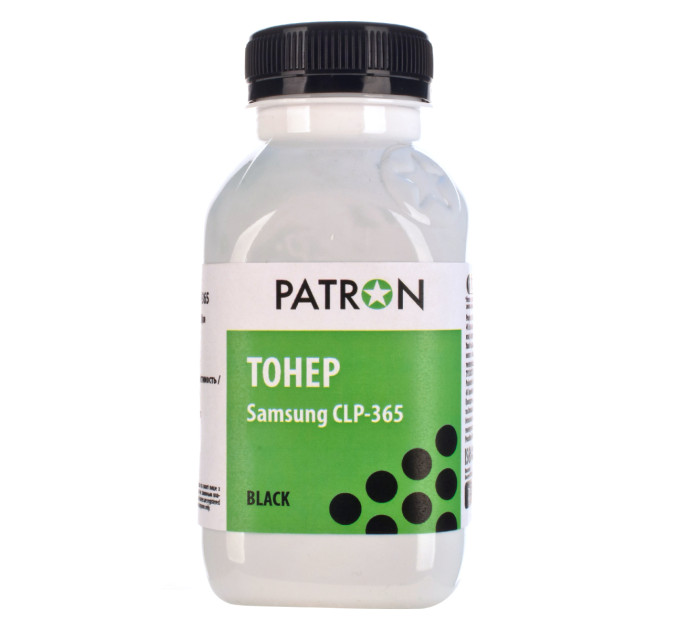 Тонер  SAMSUNG CLP-365 BLACK 70г Patron (PN-SCLP365-B-070)