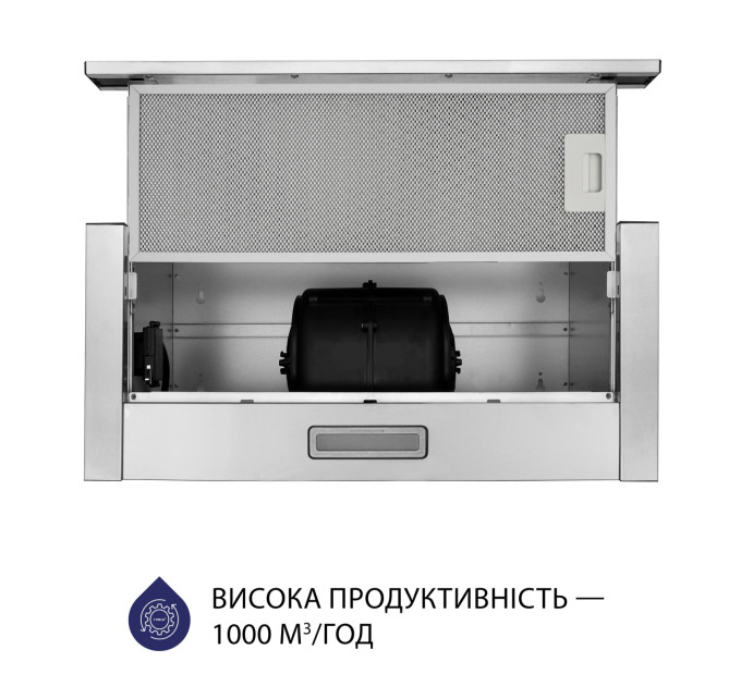 Витяжка  MINOLA HTL 5614 I 1000 LED, Телескопічна, вбудована
