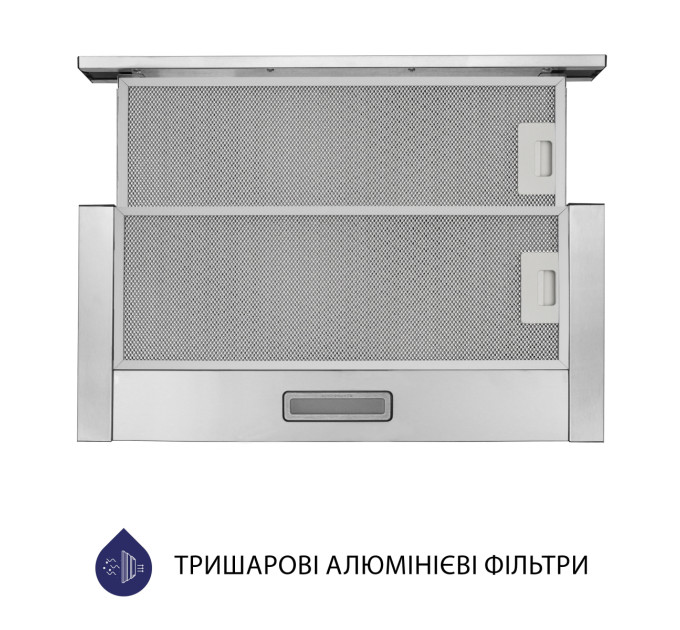 Витяжка  MINOLA HTL 5614 I 1000 LED, Телескопічна, вбудована