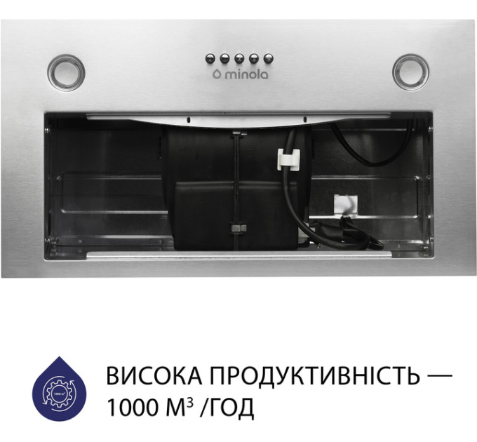Витяжка  MINOLA HBI 5627 I 1000 LED Повновбудована