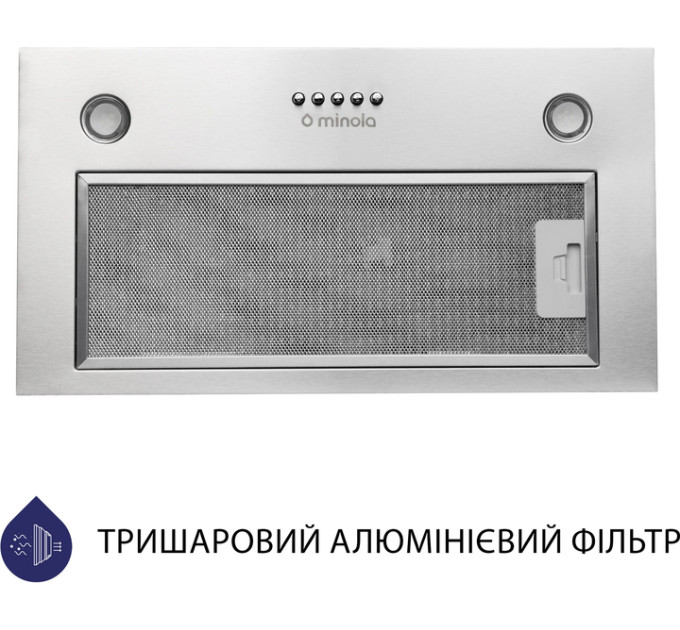 Витяжка  MINOLA HBI 5627 I 1000 LED Повновбудована
