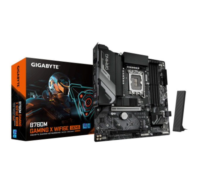 GIGABYTE Материнська плата GIGABYTE B760M GAMING X WIFI6E GEN5 (B760M G X WF6E GEN5)