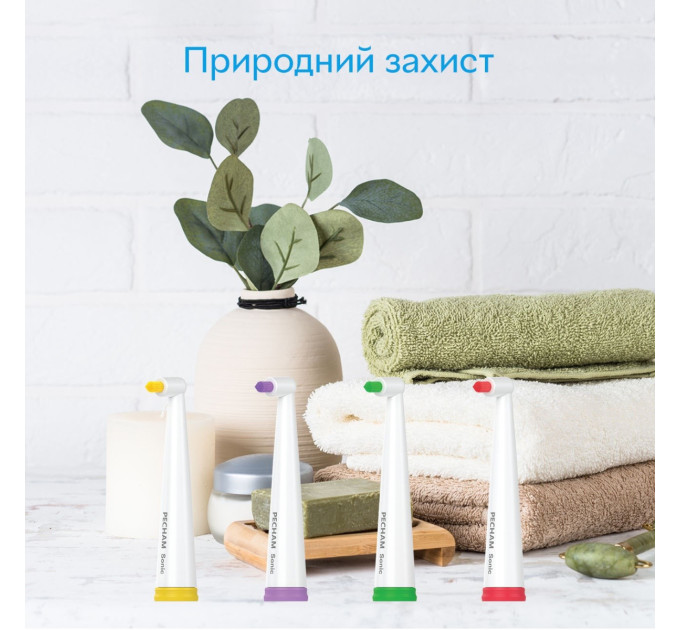 Pecham Насадки для зубної щітки Pecham Travel White (4820301550020)