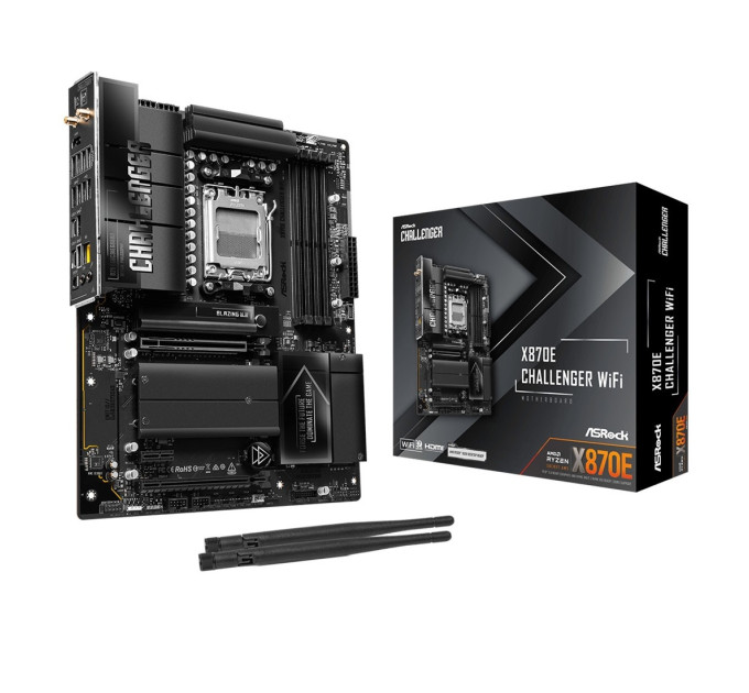 ASRock Материнська плата ASRock X870E Challenger WiFi Socket AM5