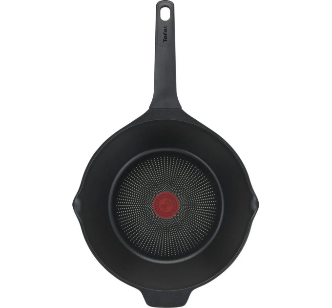 Tefal Сковорода ВОК Tefa DELICIO, 28см, алюміній, бакеліт, чорний