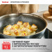 Tefal Kitchenware Сковорода Tefal Emotion+ Power, 24см, з кришкою, нержавіюча сталь, серцевина-алюміній, хромована сталь, бакеліт, скло